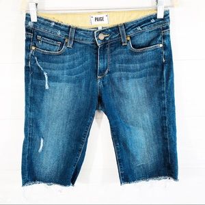 ☀️Paige Women's 27 Luca  Blue Distress Shorts